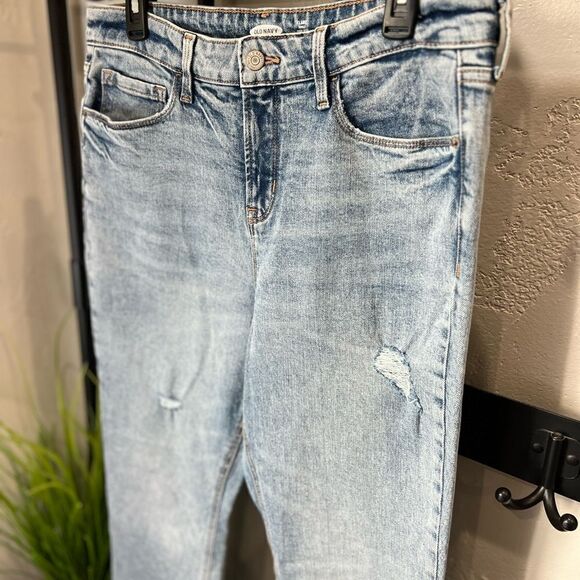 Old Navy flare ankle high rise jeans size 12 - Picture 8 of 14